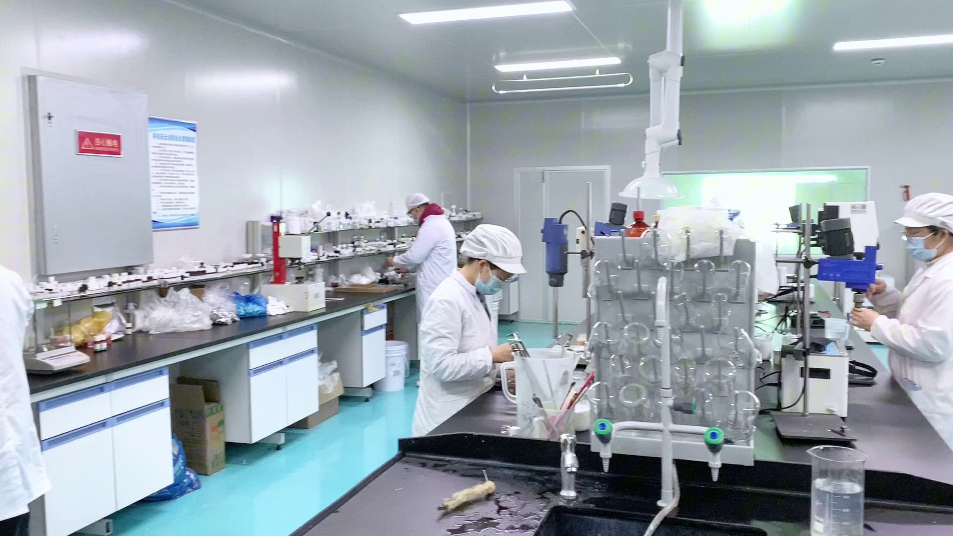 Laboratory and formulation work at the jogonglabs cosmetics factory