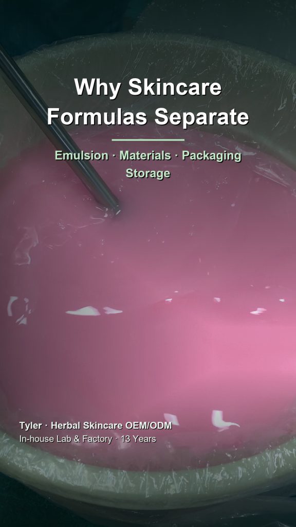 Why Does Your Skincare Product Separate in Storage?